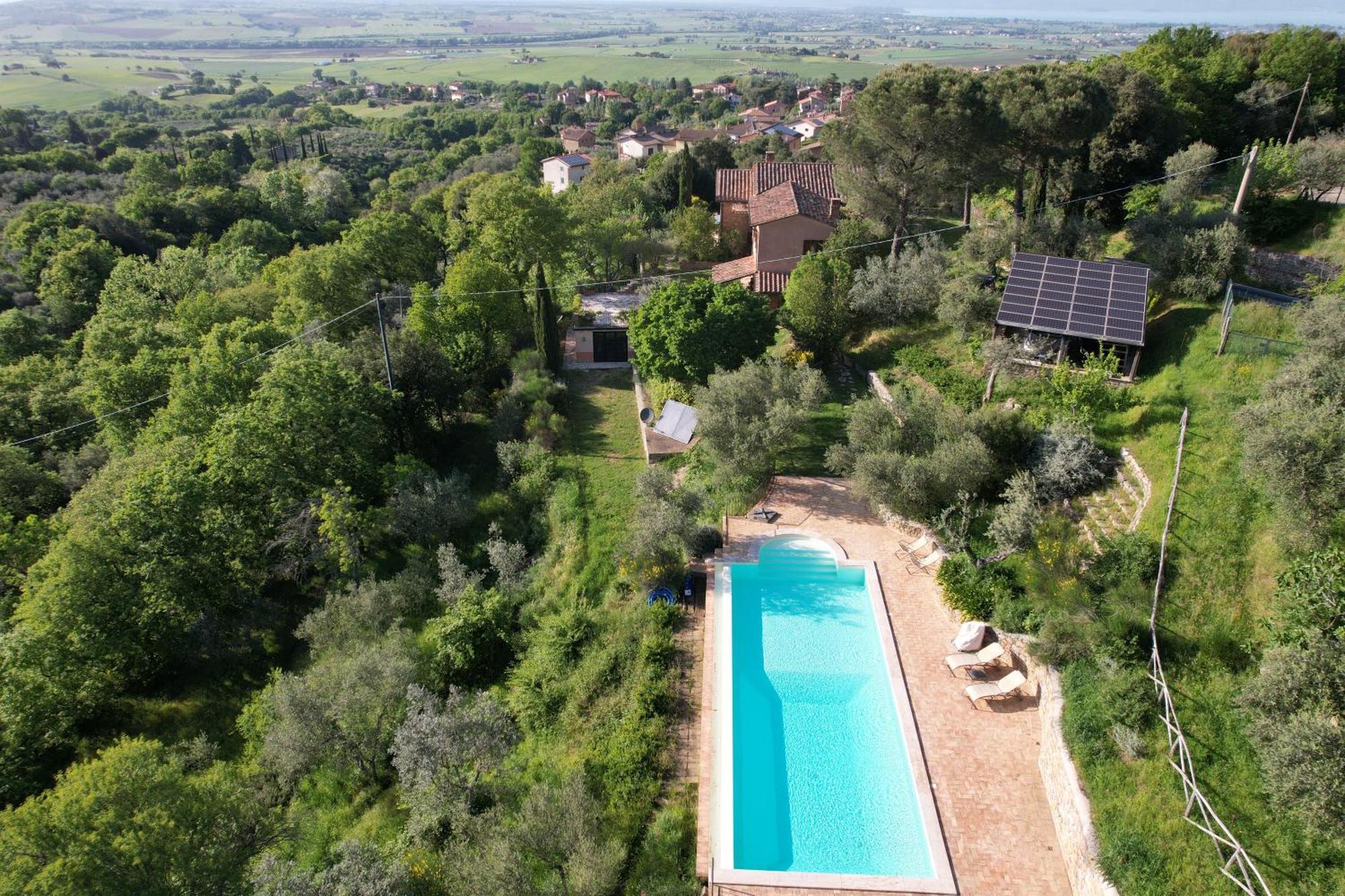 Tartagli Luxury Villa With Pool - A Fontanaro Property Paciano Exteriör bild